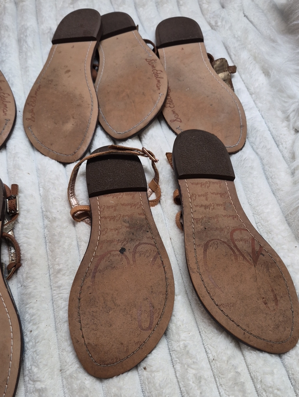 Lot Of 5 Sam Edelman Women's Sandals - Picture 14 of 15